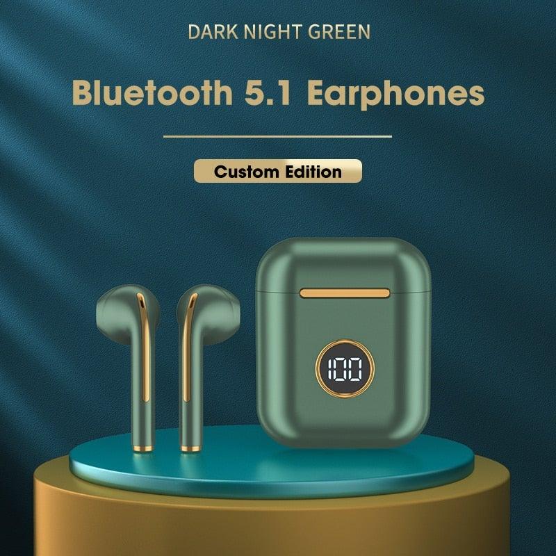 Modern White Wireless Bluetooth Headphones Waterproof HIFI-Sound Music Earphones For Outdoor Sport Workout Headset Sports Headphones Wireless Wearable Music Player Built-in Sweatproof Headphones With Charging Case Bluetooth 5.0 - Black Girl Golf