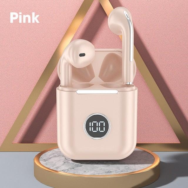 Modern White Wireless Bluetooth Headphones Waterproof HIFI-Sound Music Earphones For Outdoor Sport Workout Headset Sports Headphones Wireless Wearable Music Player Built-in Sweatproof Headphones With Charging Case Bluetooth 5.0 - Black Girl Golf