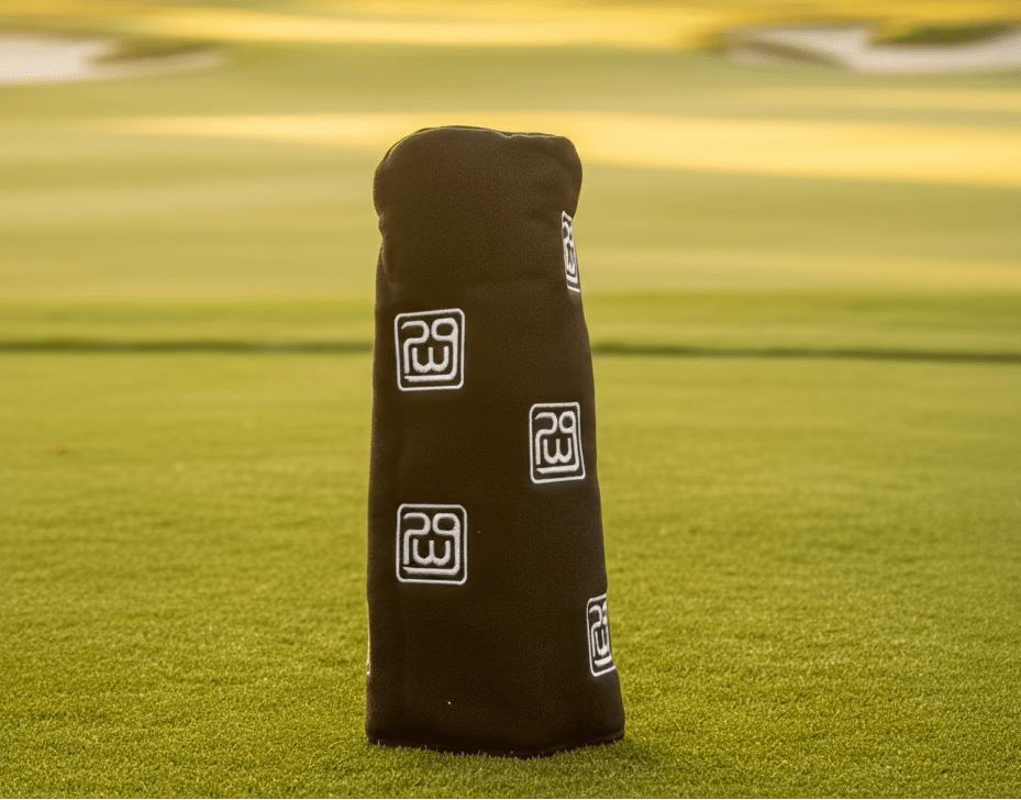 Monogram Logo Canvas Headcover - Black Girl Golf