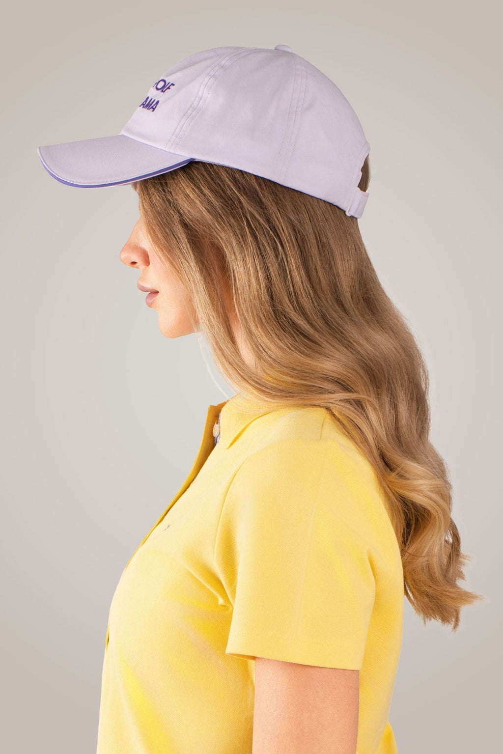 More Golf Less Drama Ball Cap in Lavender - Black Girl Golf