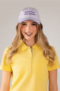 More Golf Less Drama Ball Cap in Lavender - Black Girl Golf