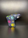 Multicolor Stars and Golf Balls Headcover - Black Girl Golf