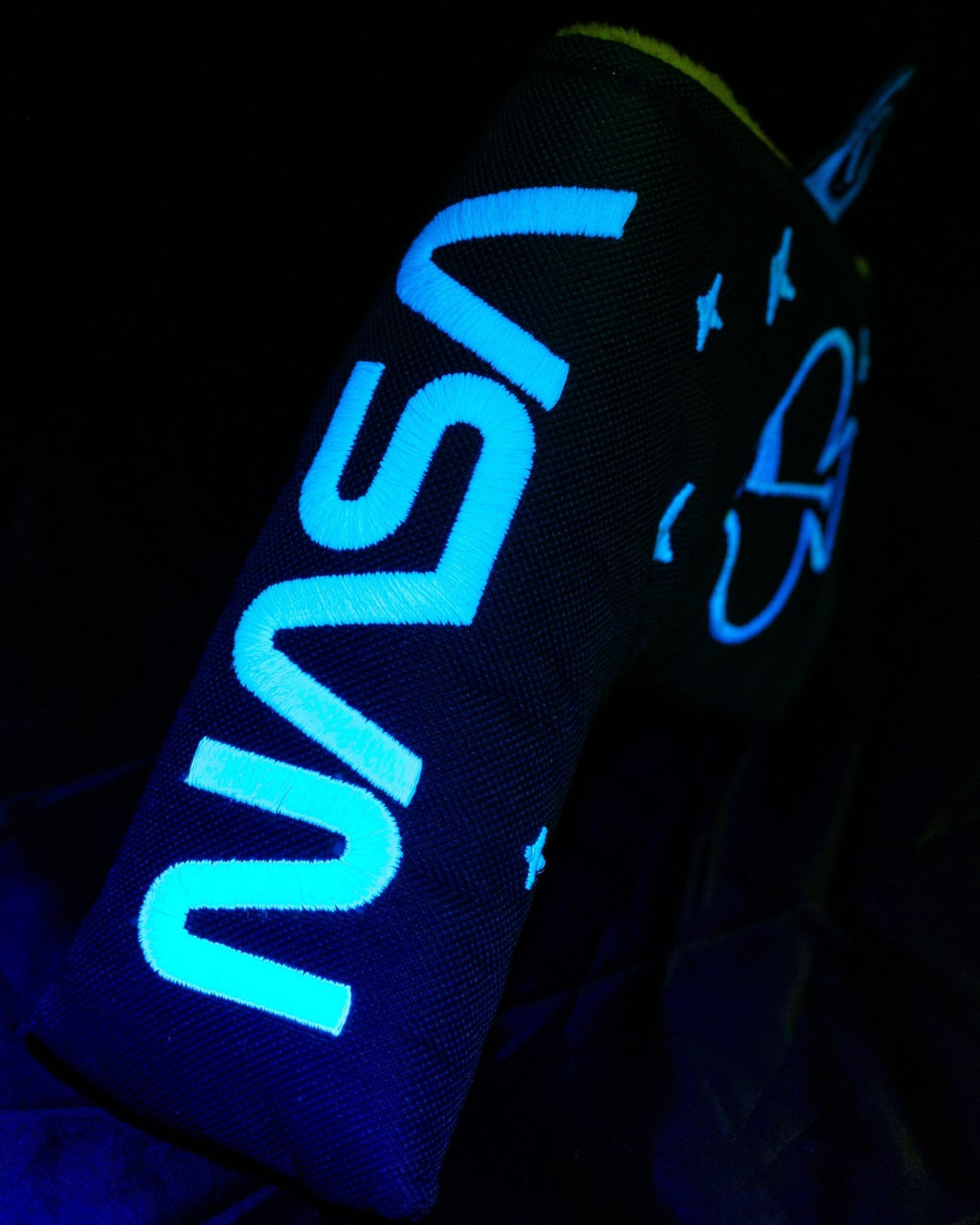 NASA Space Walk - Blade Putter Cover - Black Girl Golf