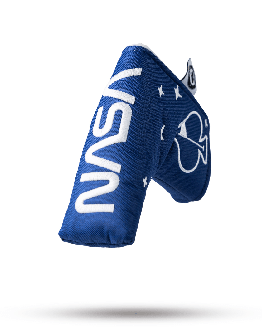 NASA Space Walk - Blade Putter Cover - Black Girl Golf