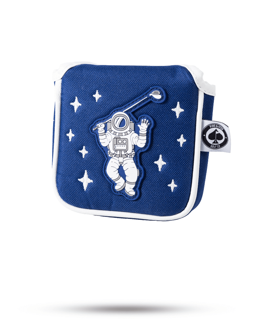 NASA Space Walk - Mallet Putter Cover - Black Girl Golf