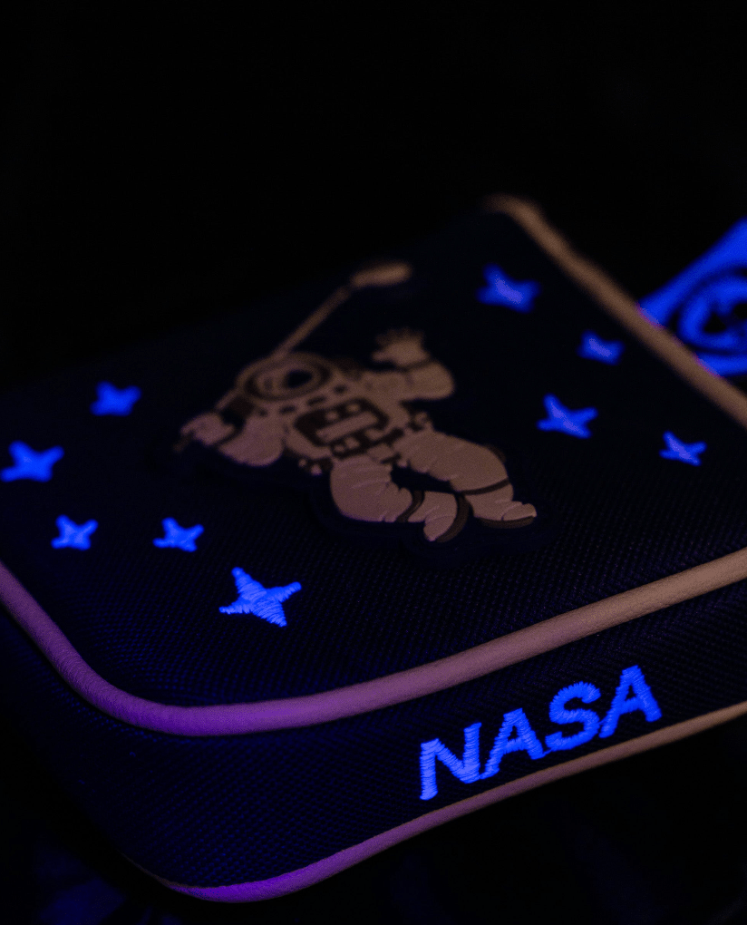 NASA Space Walk - Mallet Putter Cover - Black Girl Golf