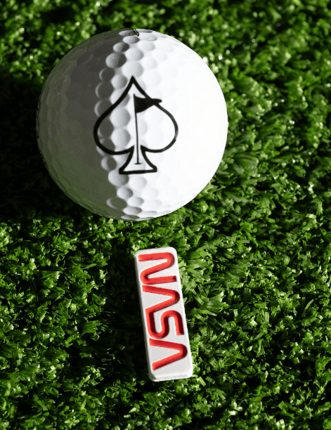 NASA "Worm" Ball Marker - Black Girl Golf