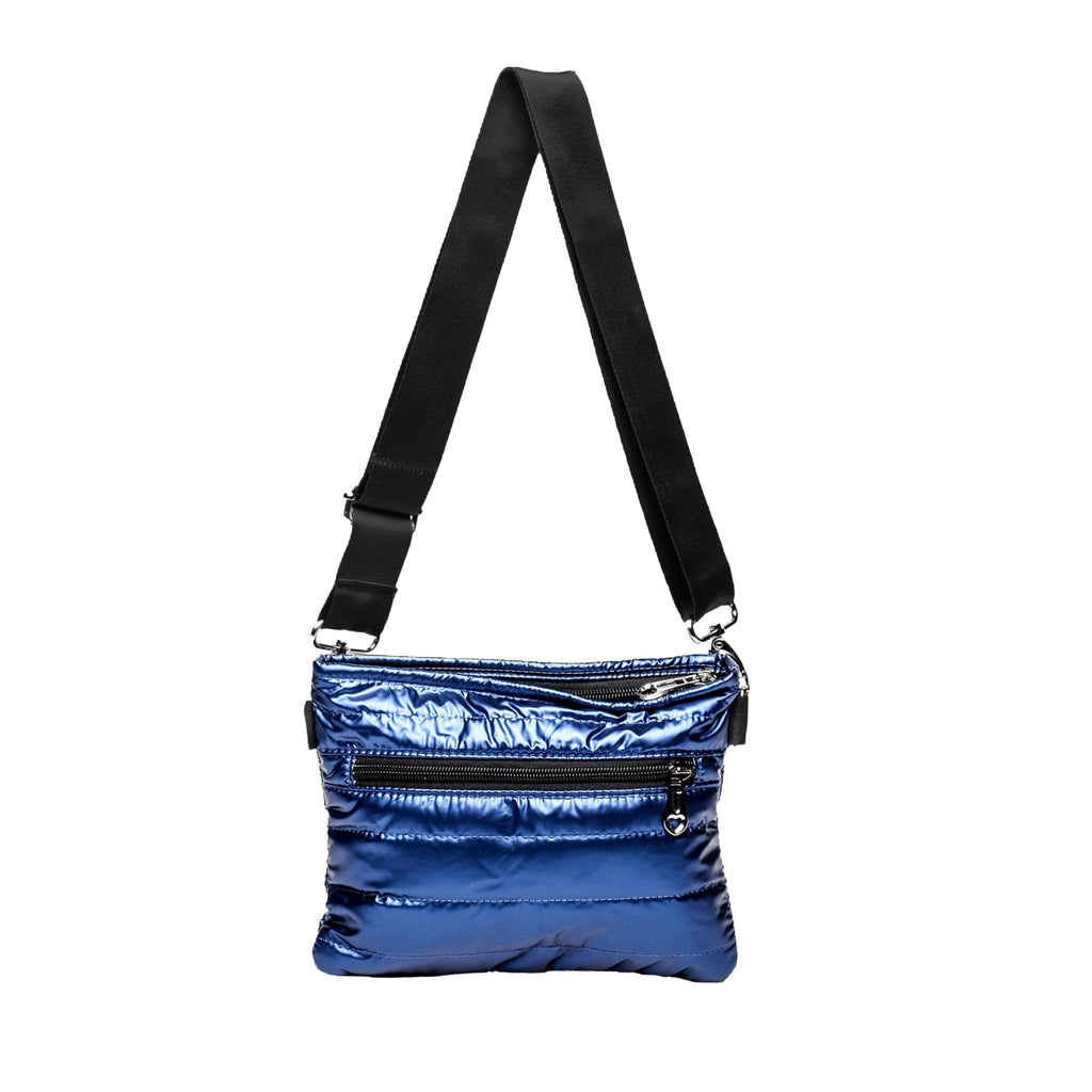 Navy Padded Crossbody Belt Bag - Black Girl Golf