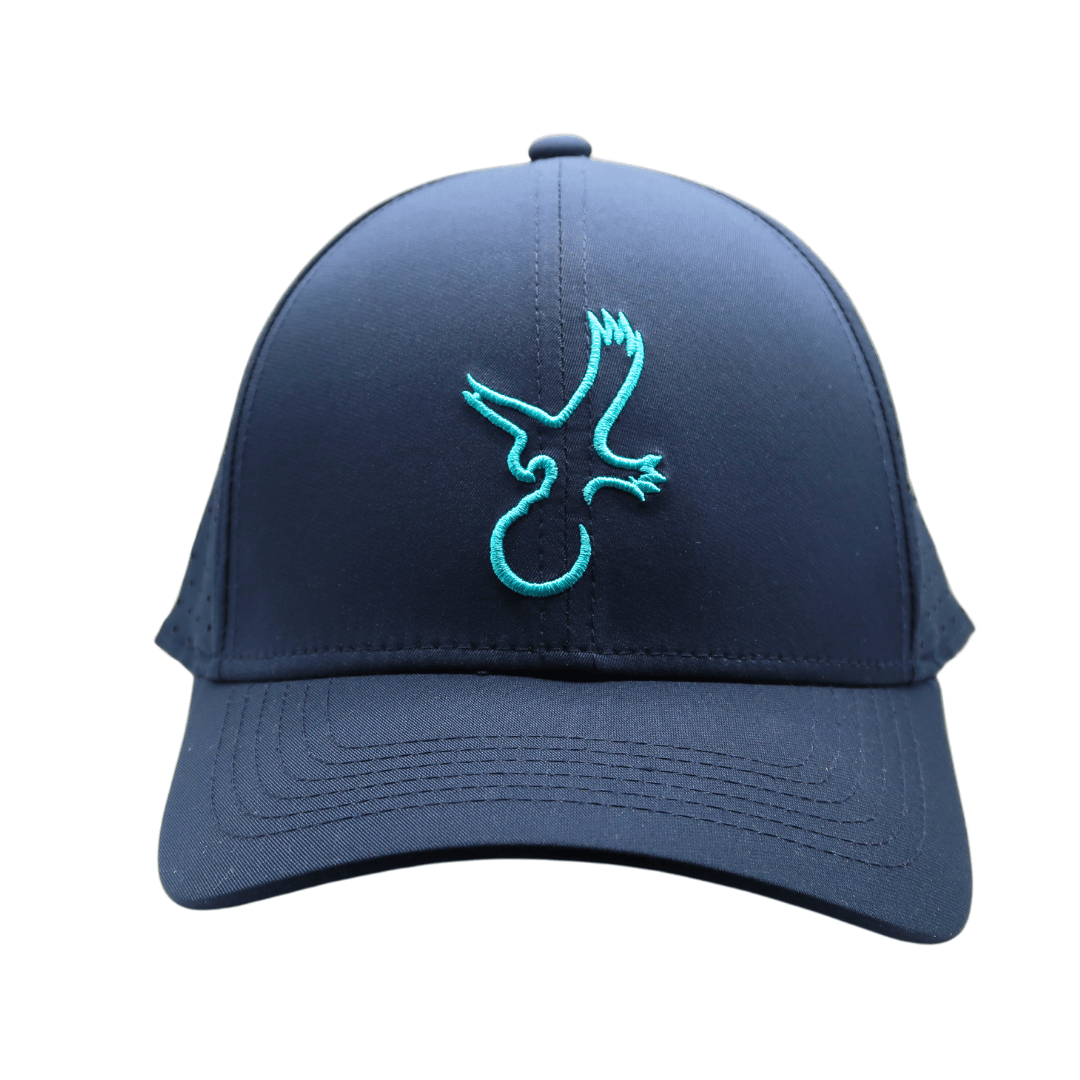 Navy/Teal Eagle Performance Hat - Black Girl Golf