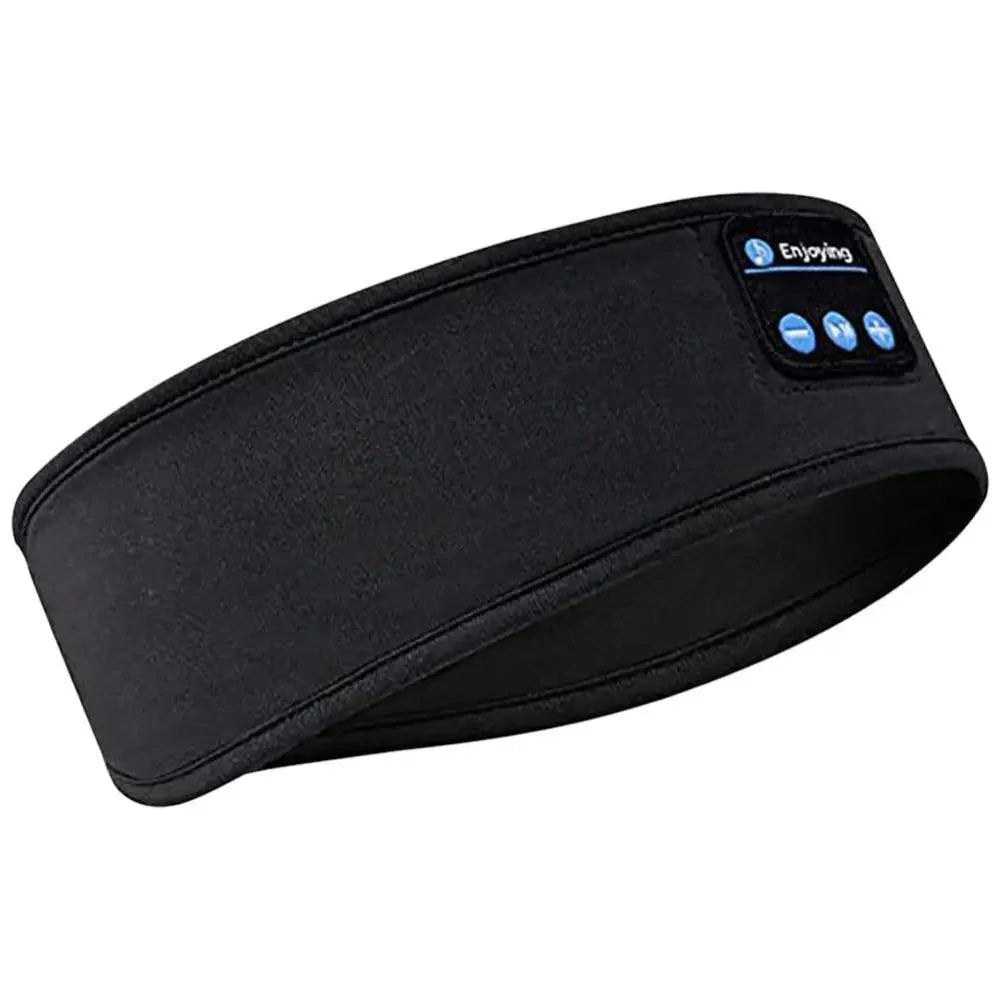 New Bluetooth Wireless Headphones Sports Headband Soft Elastic Comfortable Headphones For Sleep Music Headset Speakers - Black Girl Golf