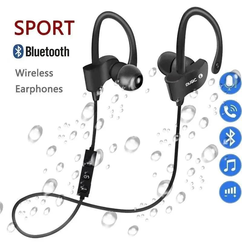 New Wireless Bluetooth Earphones Training Headphones Music Sport Headset Gaming Handsfree For All Smart Phones Bluetooth Earphone Wireless Headphones for Mobile Phone Sports Stereo Bluetooth - Black Girl Golf