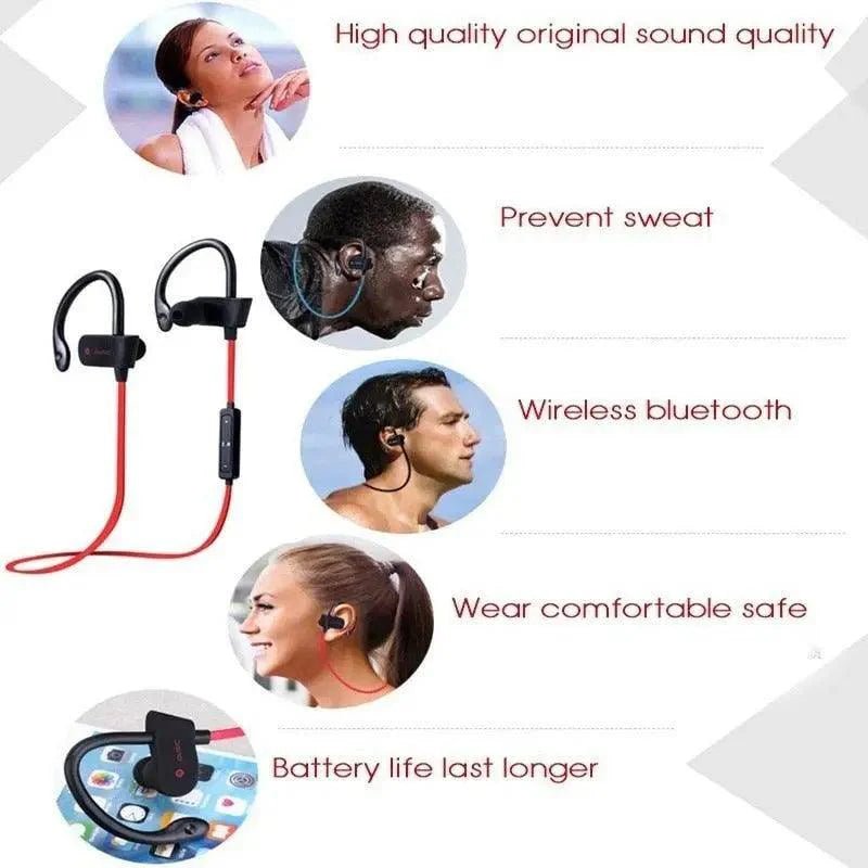 New Wireless Bluetooth Earphones Training Headphones Music Sport Headset Gaming Handsfree For All Smart Phones Bluetooth Earphone Wireless Headphones for Mobile Phone Sports Stereo Bluetooth - Black Girl Golf