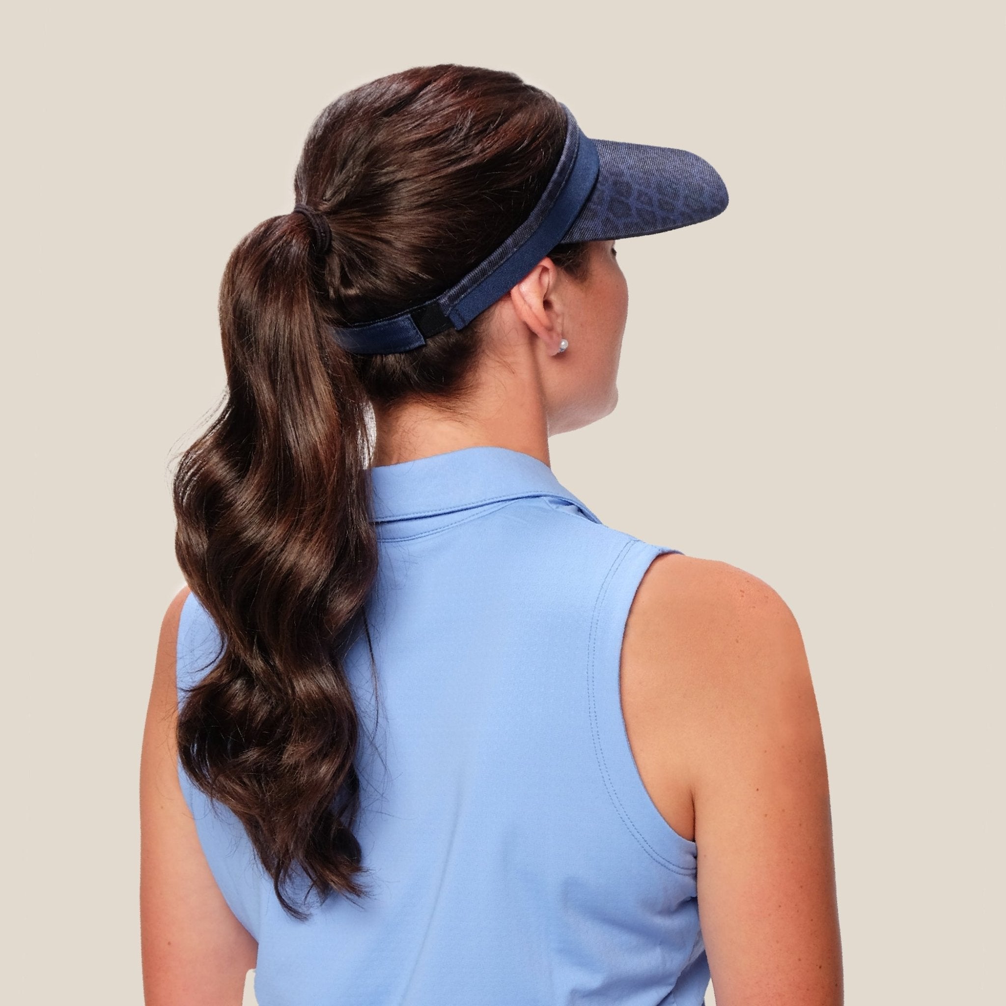 Night Camouflage Visor - Black Girl Golf