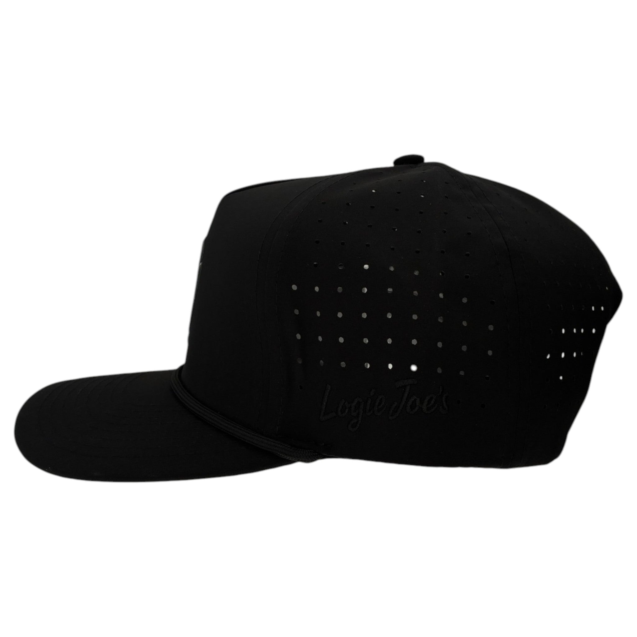 Night Stalker Golf Hat | Snapback Cap | Built-in Magnetic Ball Marker Holder + Marker Included | Adjustable | Animal Eyes Black - Black Girl Golf
