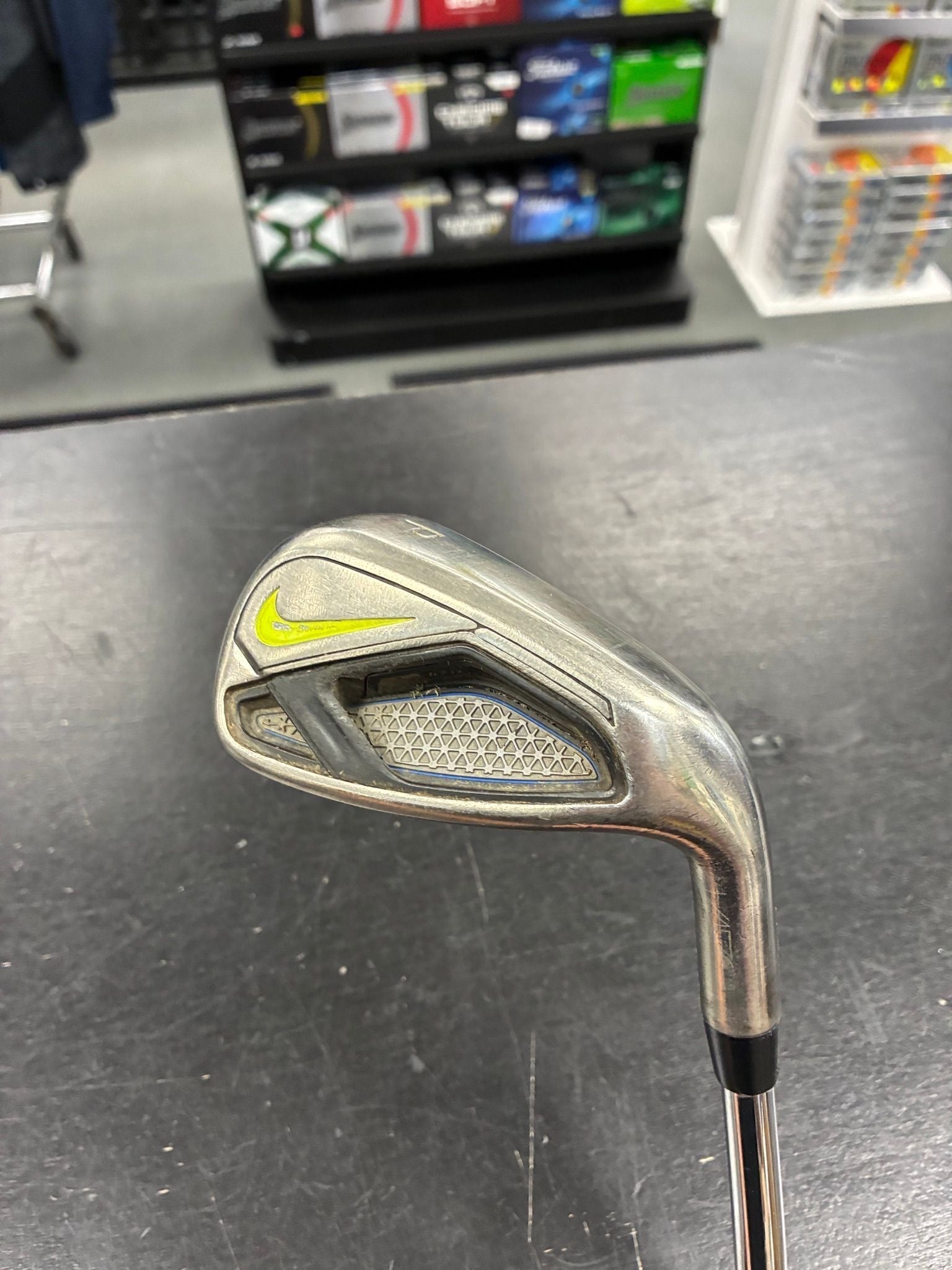 Nike Vapor Fly Single Iron Pitching Wedge Right Hand Stiff Flex (Used) - Black Girl Golf