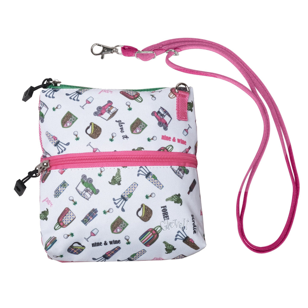 Nine & Wine 2 Zip Bag - Black Girl Golf