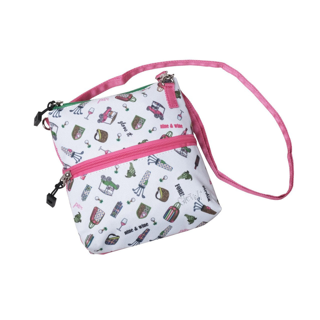 Nine & Wine 2 Zip Bag - Black Girl Golf