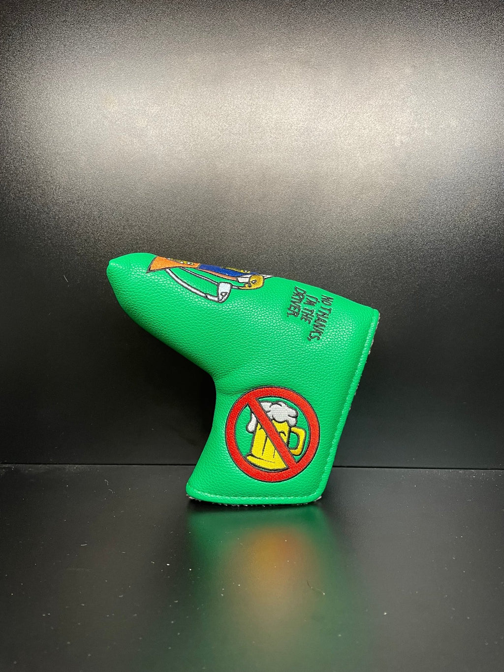 No Thanks, I'm the Driver Headcover - Black Girl Golf