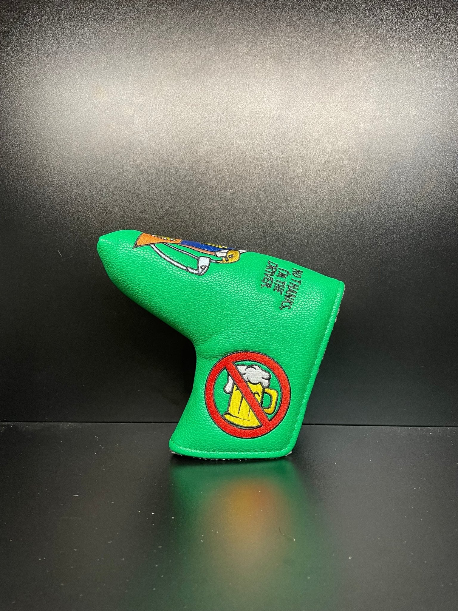No Thanks, I'm the Driver Headcover - Black Girl Golf
