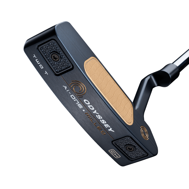 Odyssey AI - ONE MILLED TWO T CH PUTTER w/ Upgrade Shaft - Black Girl Golf