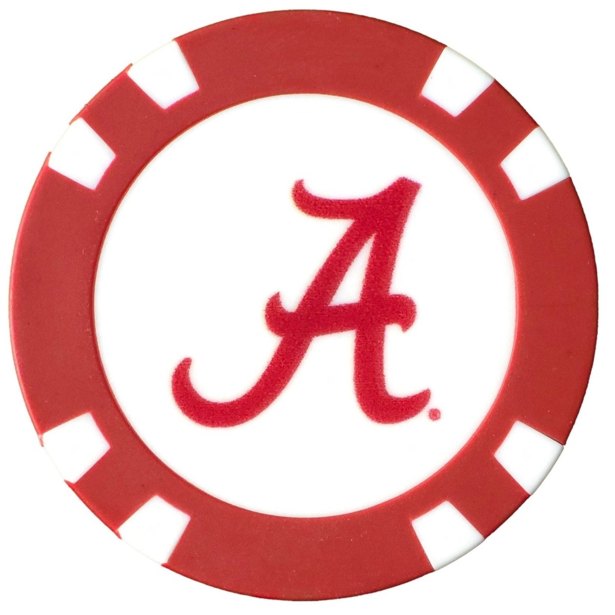 Officially Licensed Alabama Crimson Tide Poker Chip Ball Marker - Black Girl Golf