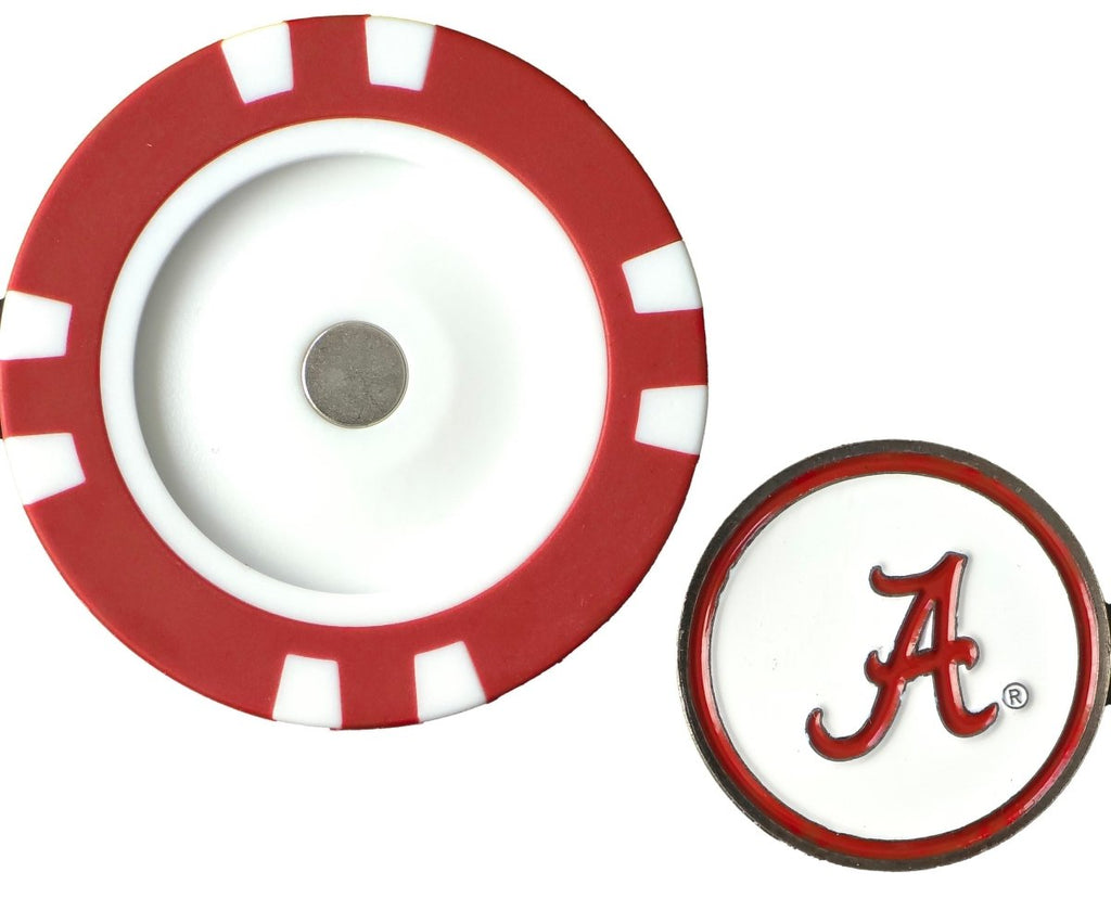 Officially Licensed Alabama Crimson Tide Poker Chip Ball Marker - Black Girl Golf