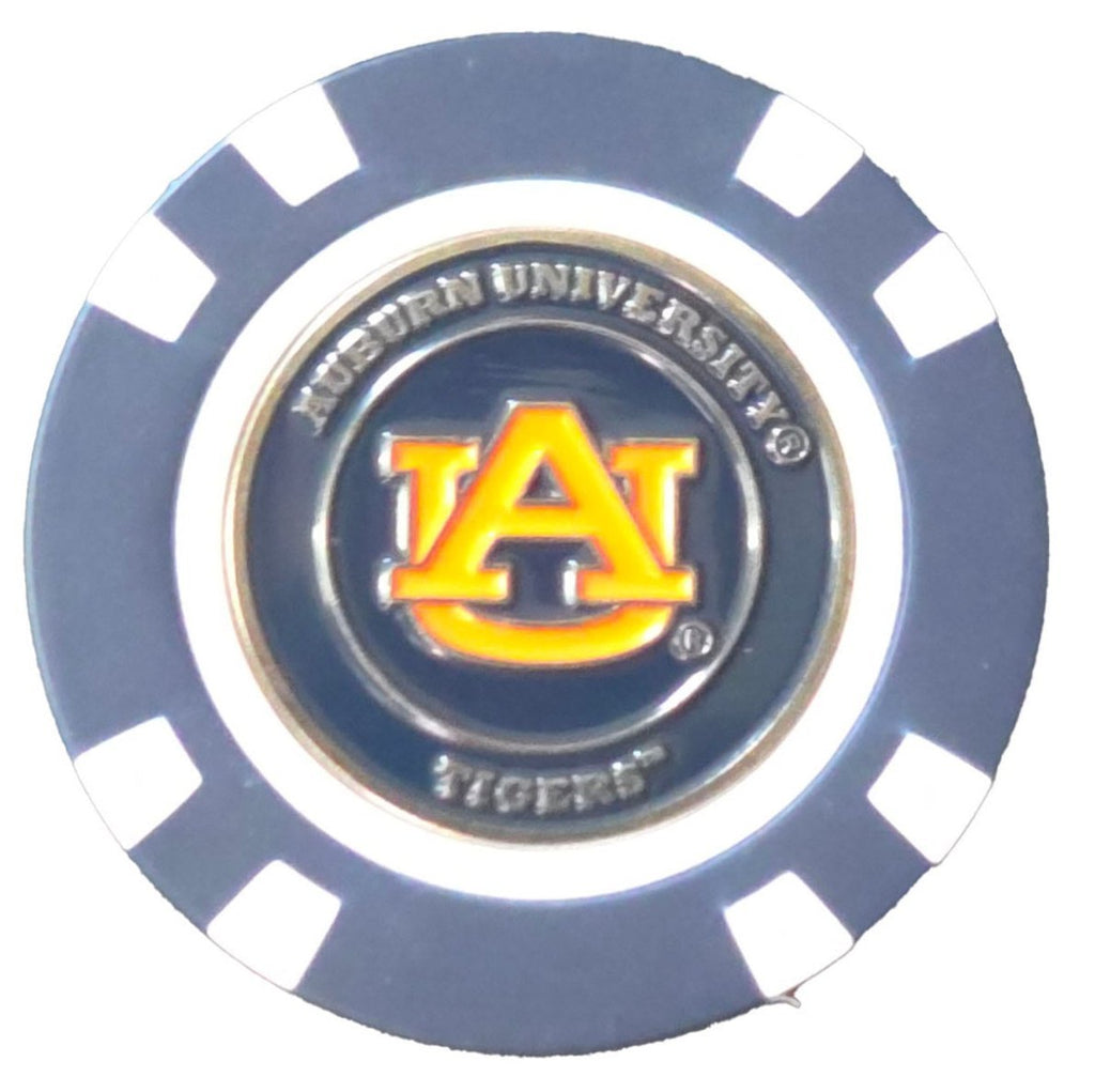 Officially Licensed Auburn Tigers Poker Chip Ball Marker - Black Girl Golf
