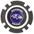 Officially Licensed Baltimore Ravens Poker Chip Ball Marker - Black Girl Golf