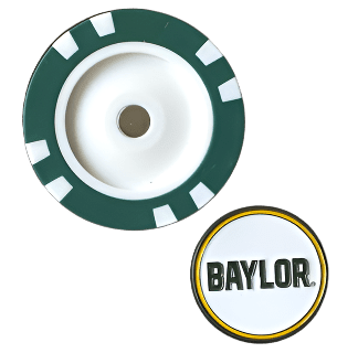 Officially Licensed Baylor Bears Poker Chip Ball Marker - Black Girl Golf
