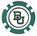 Officially Licensed Baylor Bears Poker Chip Ball Marker - Black Girl Golf