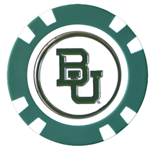 Officially Licensed Baylor Bears Poker Chip Ball Marker - Black Girl Golf