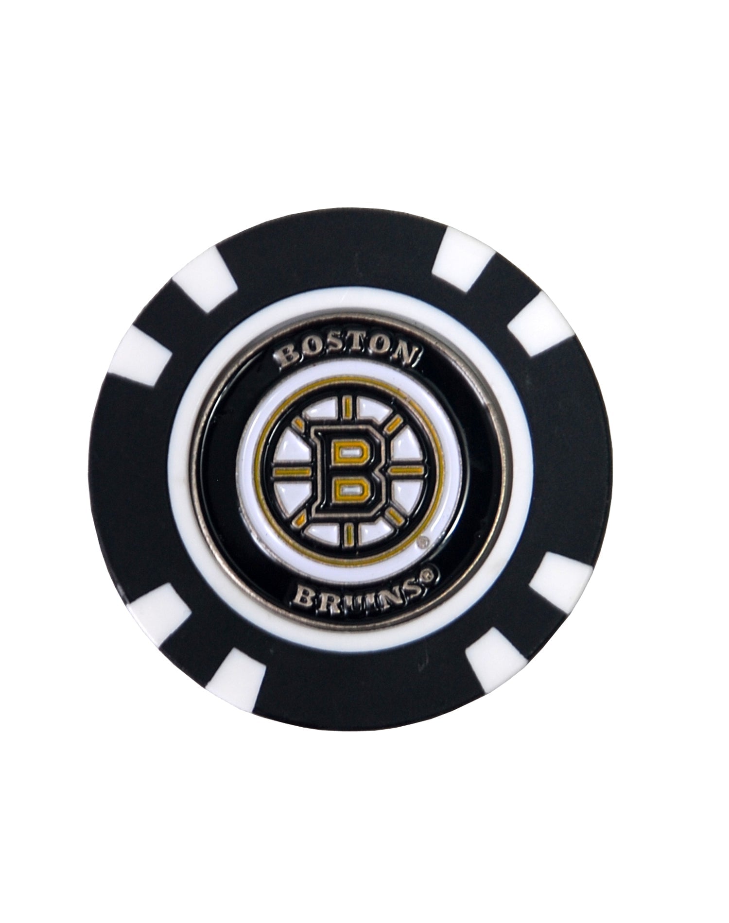 Officially Licensed Boston Bruins Poker Chip Ball Marker - Black Girl Golf