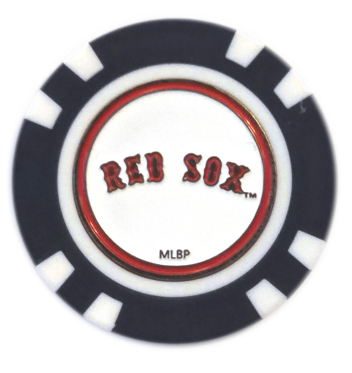 Officially Licensed Boston Red Sox Poker Chip Ball Marker - Black Girl Golf