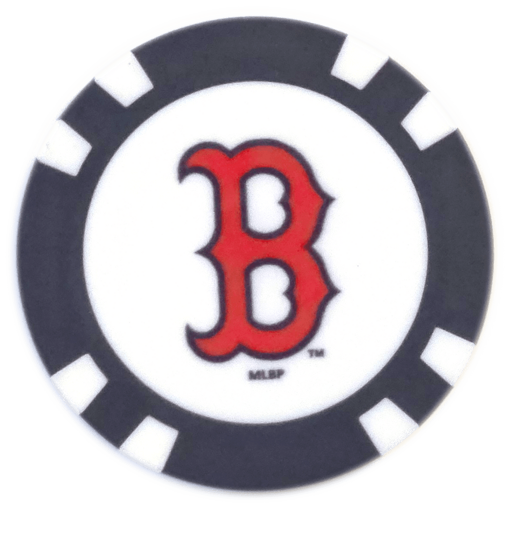 Officially Licensed Boston Red Sox Poker Chip Ball Marker - Black Girl Golf
