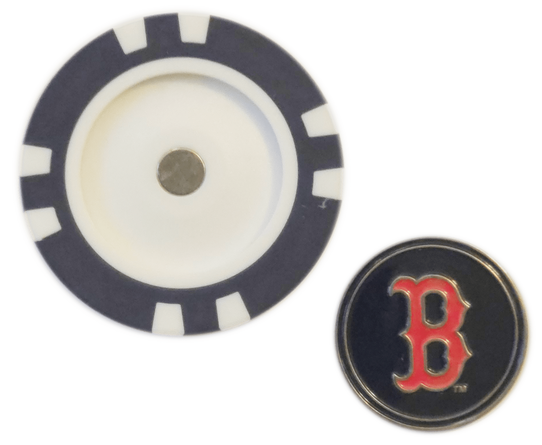 Officially Licensed Boston Red Sox Poker Chip Ball Marker - Black Girl Golf