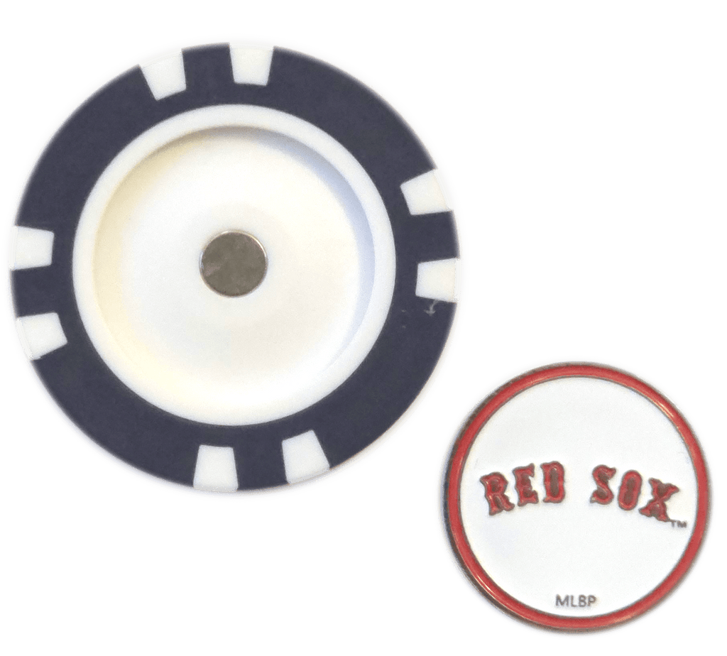Officially Licensed Boston Red Sox Poker Chip Ball Marker - Black Girl Golf