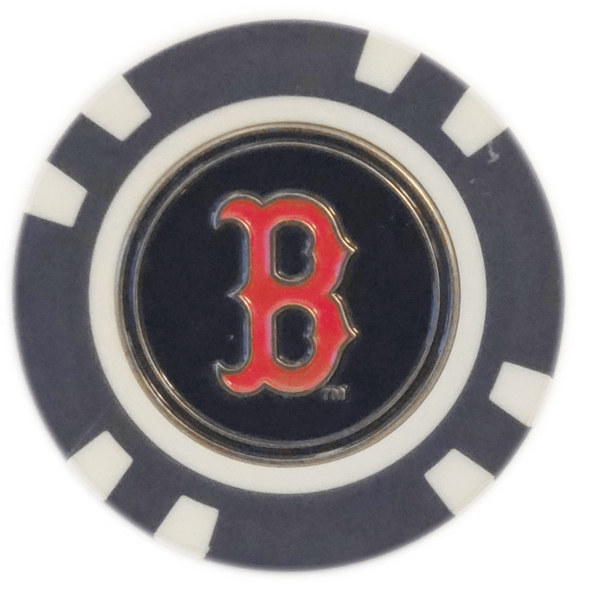 Officially Licensed Boston Red Sox Poker Chip Ball Marker - Black Girl Golf