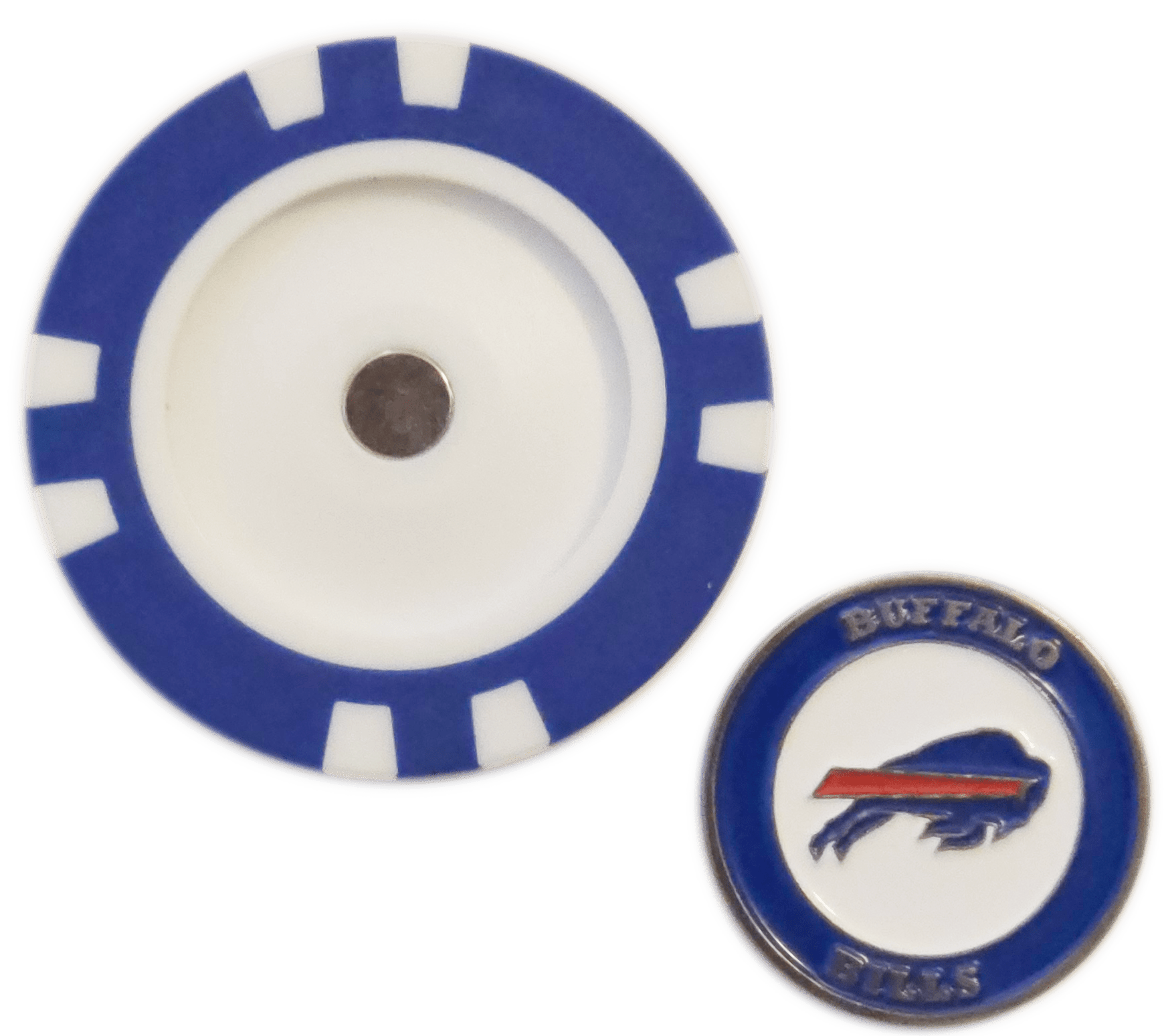 Officially Licensed Buffalo Bills Poker Chip Ball Marker - Black Girl Golf