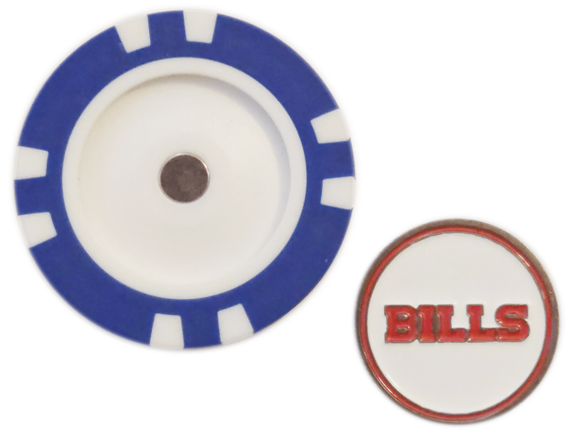 Officially Licensed Buffalo Bills Poker Chip Ball Marker - Black Girl Golf