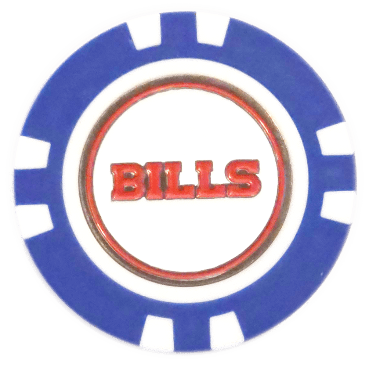 Officially Licensed Buffalo Bills Poker Chip Ball Marker - Black Girl Golf
