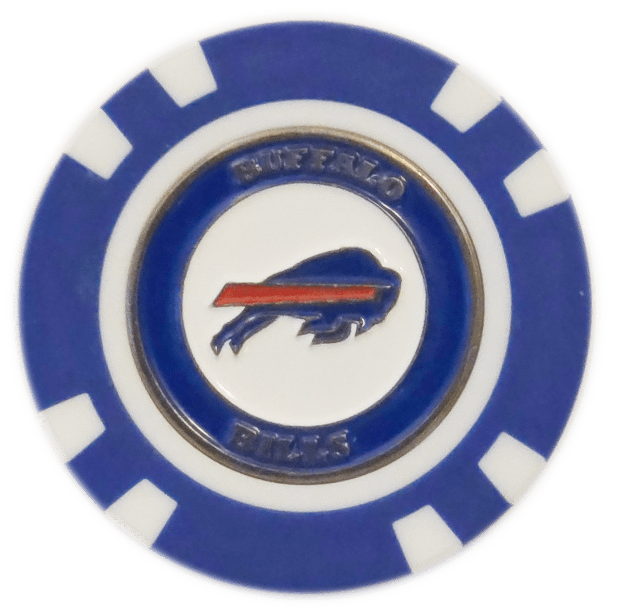 Officially Licensed Buffalo Bills Poker Chip Ball Marker - Black Girl Golf