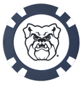 Officially Licensed Butler Bulldogs Poker Chip Ball Marker - Black Girl Golf