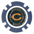 Officially Licensed Chicago Bears Poker Chip Ball Marker - Black Girl Golf