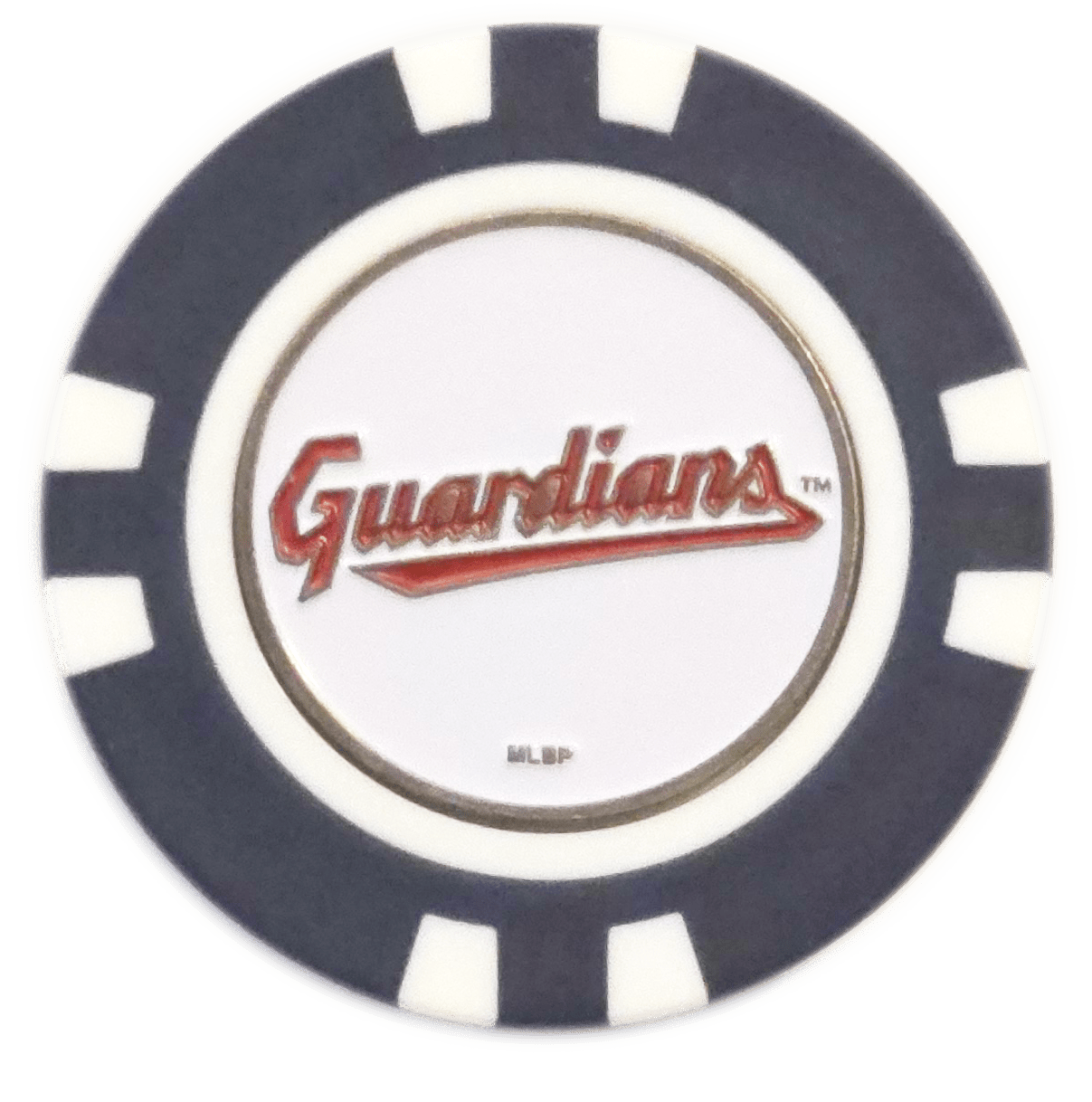 Officially Licensed Cleveland Guardians Poker Chip Ball Marker - Black Girl Golf