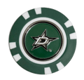 Officially Licensed Dallas Stars Poker Chip Ball Marker - Black Girl Golf