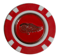 Officially Licensed Detroit Red Wings Poker Chip Golf Ball Marker - Black Girl Golf