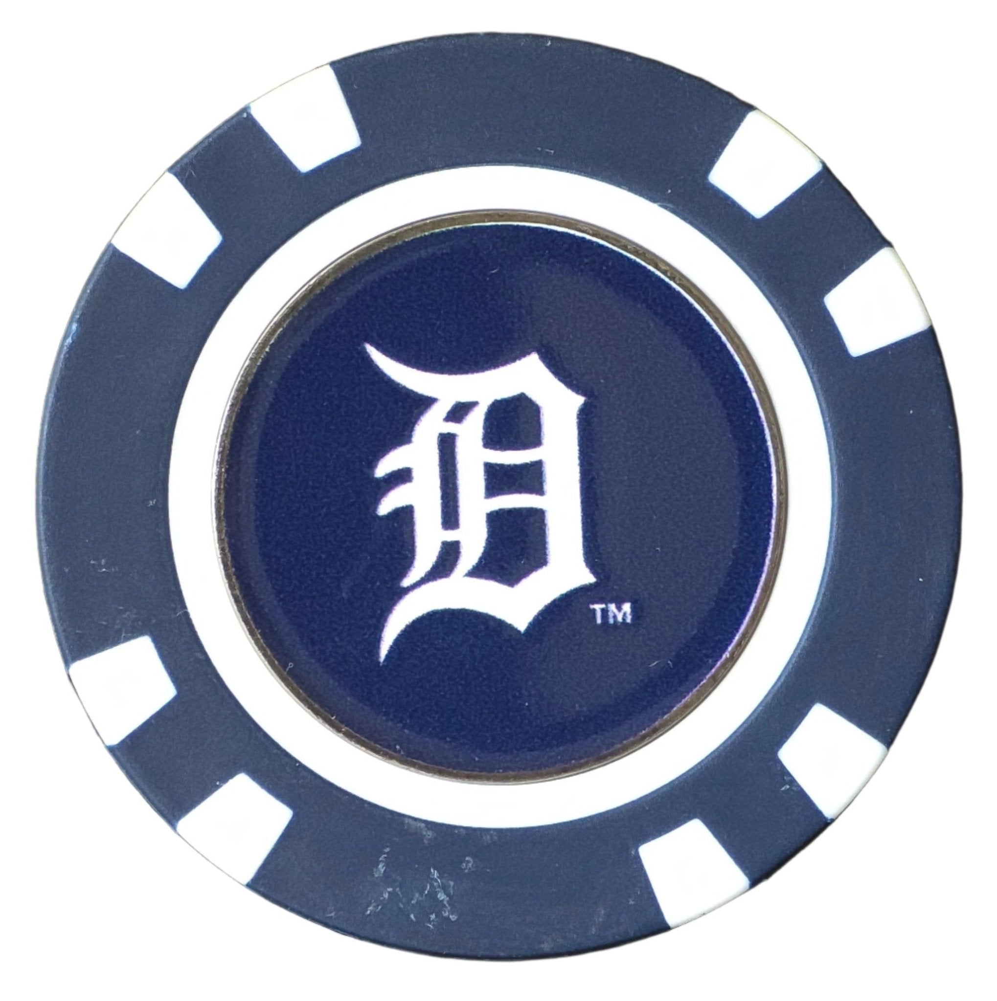 Officially Licensed Detroit Tigers Poker Chip Ball Marker - Black Girl Golf