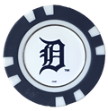Officially Licensed Detroit Tigers Poker Chip Ball Marker - Black Girl Golf