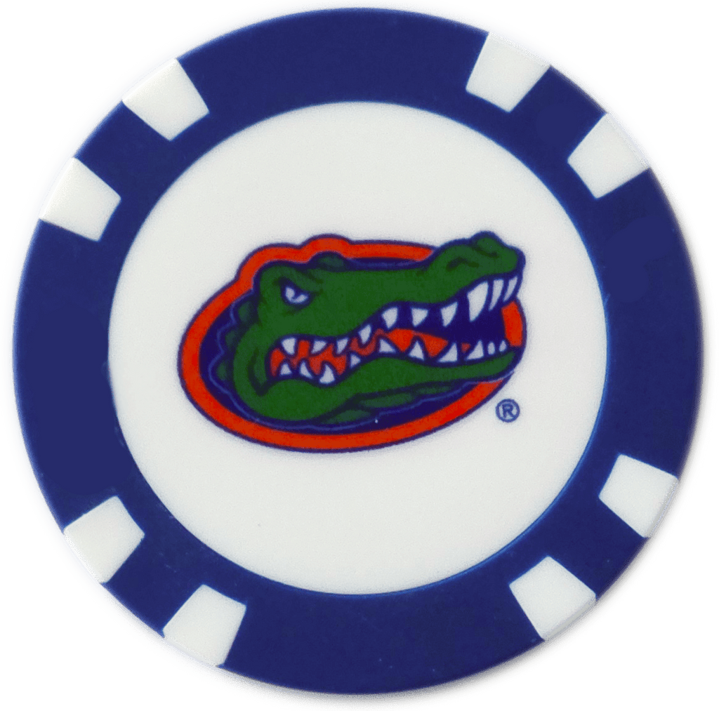 Officially Licensed Florida Gators Poker Chip Ball Marker - Black Girl Golf