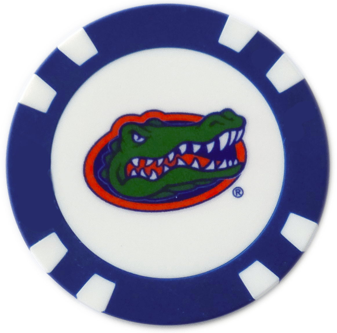 Officially Licensed Florida Gators Poker Chip Ball Marker - Black Girl Golf